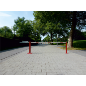 Access barrier with counterweight | and supporting post | clear width: 5000 mm | with Euro profile cylinder lock